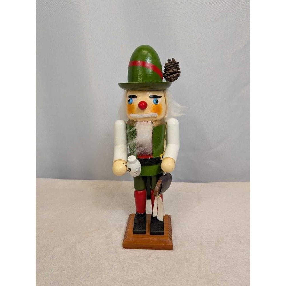 Kmart German Hunter Nutcracker‎ Figurine Holiday Decor Wood Christmas Toy